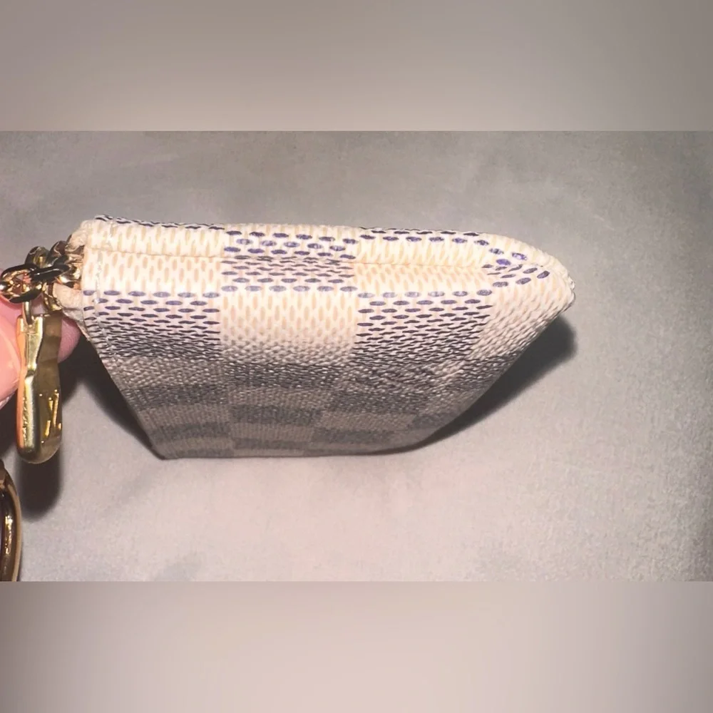 Louis Vuitton Key Pouch‎ Damier Azur White/Blue - Picture 11 of 13